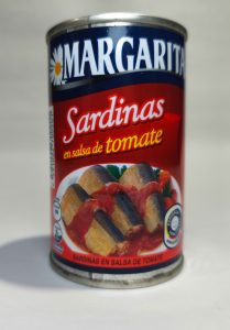 sardina margarita roja (salsa de tomate)